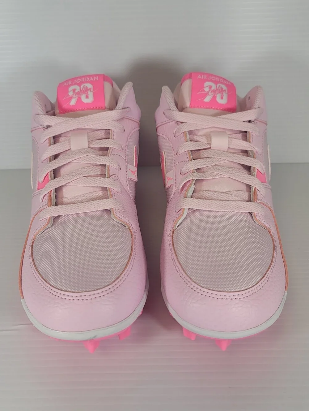 Mens Size 9.5 Air Jordan Jordan Stadium 90 Cleats Pink Foam Football New Nike